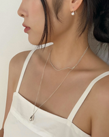 サンデーパールピアス (シルバー)
