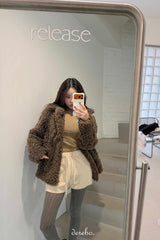 ラムウールショートバンディングパンツ