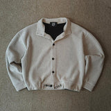 ASCLO String Velour High Neck Cardigan (3color)