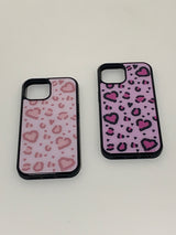 heart leopard (pink) case 