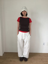 Rose Applique Beanie (2color)