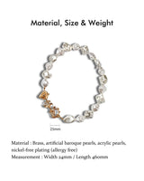 Wild Rose Pearl Necklace