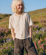 26SS★ ボクシークロップショートスリーブTシャツ