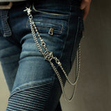 SVC-509 Spider Dog Tag Fashion Pants Chain