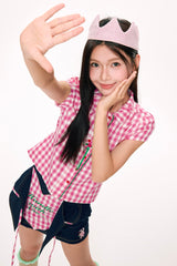 (Copy of) Handle with Care Mini Skirt (Navy)