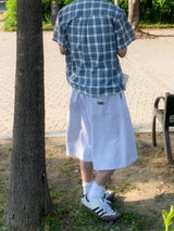 "ルクだけ" Label Bermuda Sweat Shorts