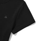 KIRSH PLAIN SLIM FIT T-SHIRT - BLACK    