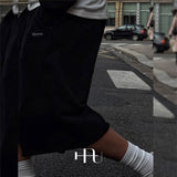 [HFORUS MADE] アーマーカットオフバミューダパンツ イン ブラック