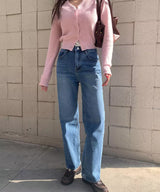 アリーナブルー デニムパンツ