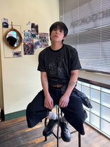 U-24 ユニコーンリンガーショートスリーブ Black