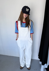 eyelet cotton overall 