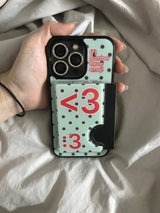[MADE] ナンバー3 エモジ ケース+カードスロット(Mint choco)
