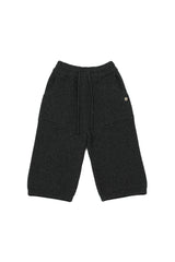 Bermuda knit wool pants [Charcoal]