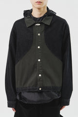 Moss Color Denim Jacket (2color)