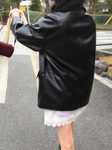 [MADE] ENTRY LEATHER JACKET