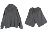 No.0637 pigment heavy hood & shorts SET (3color)