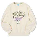 TROLLS VINTAGE グラフィックナッピングスウェットシャツ - IVORY