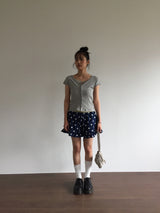 Mer knit short sleeve  (4color)