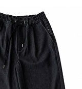 ゴールデン レタリング バンディング ワイド デニム