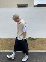 Wide Sweat Bermuda Pants 3C