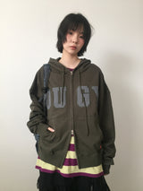 YWD DUGY フーディージップアップ