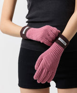 Odsd Color Block Finger Hole Knit Gloves - 6Color