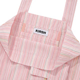 STRIPE BIG SHOULDER BAG [PINK]