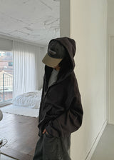 CAMO HOOD ZIP-UP