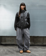 FAUX LEATHER BLOUSON JACKET_BLACK