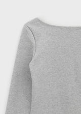 [B-BASIC] Light Sweat Wrap Long Sleeve Tee
