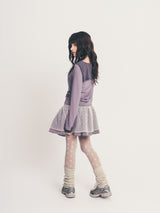 star midi volume skirt