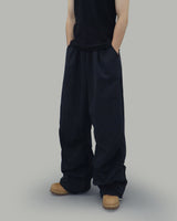 Comble Pintuck Wide Pants (Black)