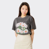 MUGUNGHWA ピグメントTシャツ