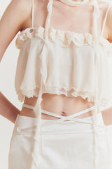 ジェイドミニスカート cream