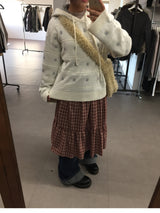 ウェズリースノーフーデッドニット (3color)