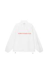 HORIZON RING NYLON JACKET [WHITE / RED]