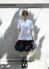 バウ サウンド レース Tシャツ (white)