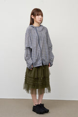 (W) Ink Frill Skirt