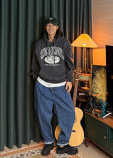 [virstyle original] INKKI two tuck Balloon Tapered Denim Pants 4COLOR