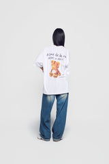 24FW HOSHI X ADLV タイガーフィギュア 半袖Tシャツ ホワイト