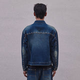 STUD HOOK DENIM RACER JACKET_BLUE