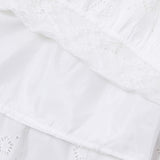 [ULKIN] MUGUNG パンチドコットンレースフリルロングスカート_ホワイト