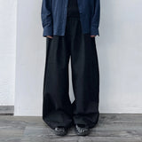 Twin-Pleated Draped Trousers