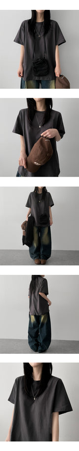 lipo pintuck washing denim wide pants