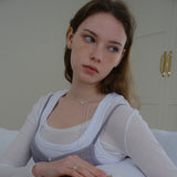 Rose rosy necklace