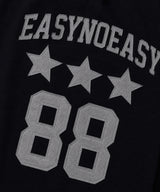 Numbering Patch Bermuda Sweat Pants - Black