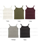 CURVE LINE SLIM SLEEVELESS