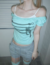 rope y2k top(2 color)