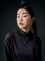 Lucent top (charcoal)
