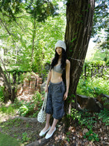 terry shirring bikini